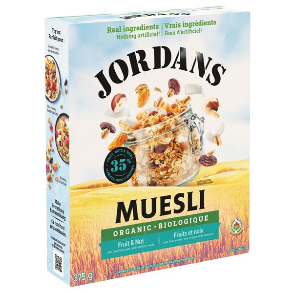 NEW 375G JORDANS MUESLI FRUIT & NUT