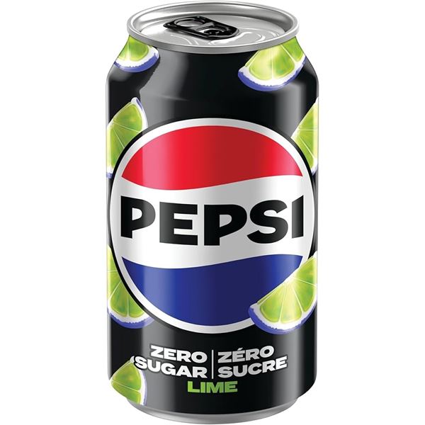 NEW 12 X 355ML PEPSI ZERO SUGAR LIME