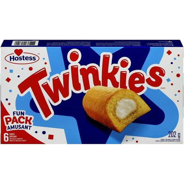 NEW 3 X 202G HOSTESS TWINKIES