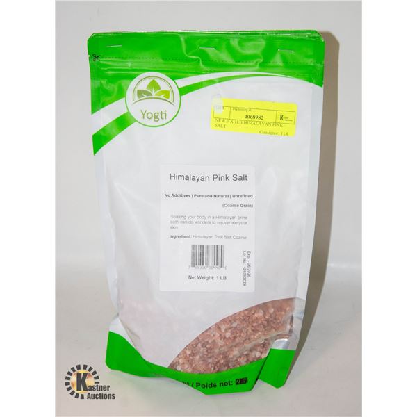 NEW 3 X 1LB HIMALAYAN PINK SALT