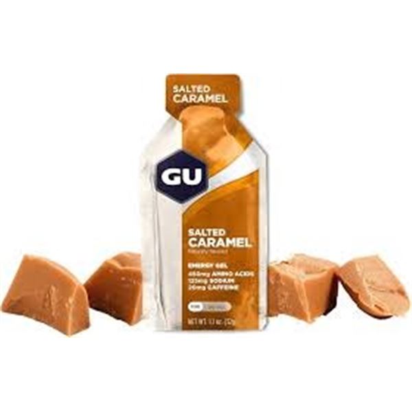 NEW 24 X 32G GU ENERGY ORIGINAL SALTED CARAMEL GEL