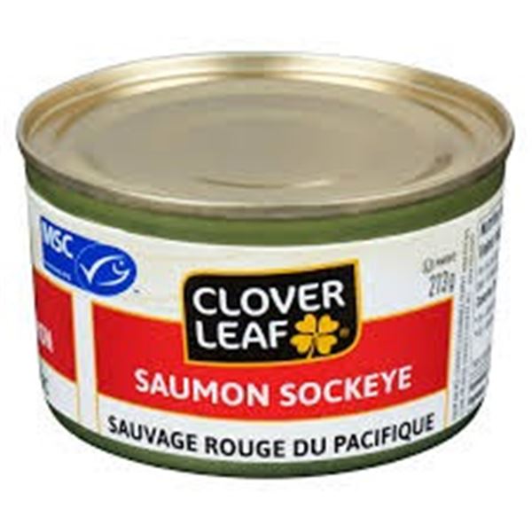 NEW 24 X 213G CLOVER LEAF SOCKEYE SALMON