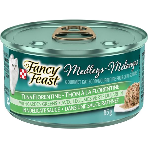 NEW 24 X 85G PURINA FANCY FEAST MEDLEYS TUNA