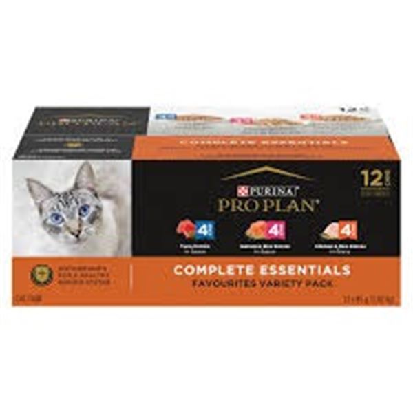 NEW 12 X 85G PURINA PRO PLAN COMPLETE ESSENTIALS