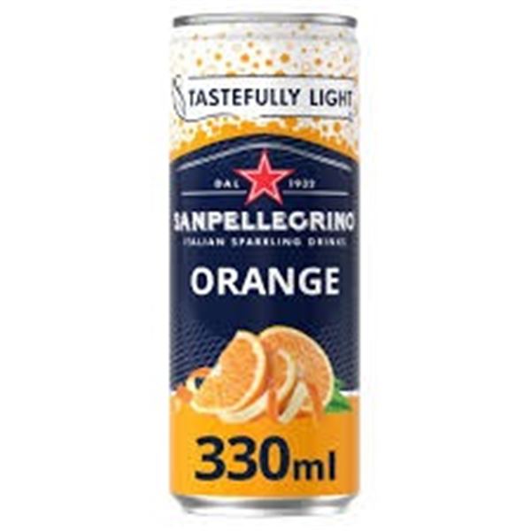 NEW 4 X 330ML SANPELLEGRINGO ARANCIATA