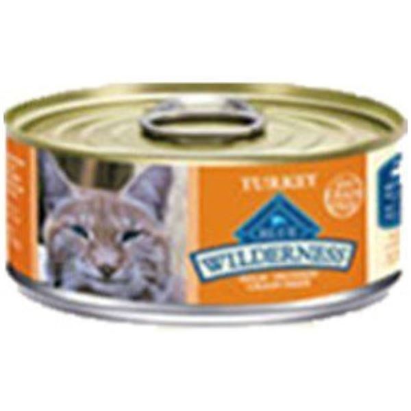 NEW 24 X 5.5 OZ BLUE WILDERNESS TURKEY CAT FOOD