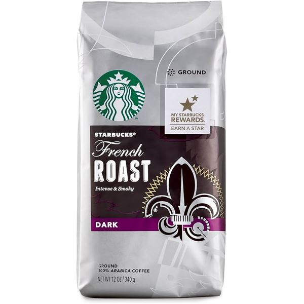 NEW 96 X 12G STARBUCKS FRENCH ROAST GROUND COFFEE