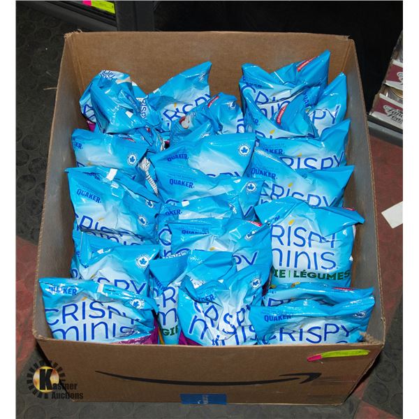 NEW BOX OF 25 X 100G CRISPY MINIS