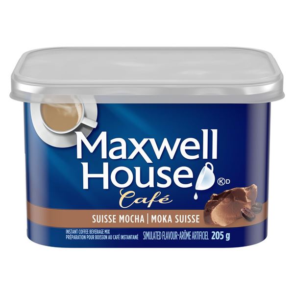 NEW 8 X 205G MAXWELL HOUSE MOCHA