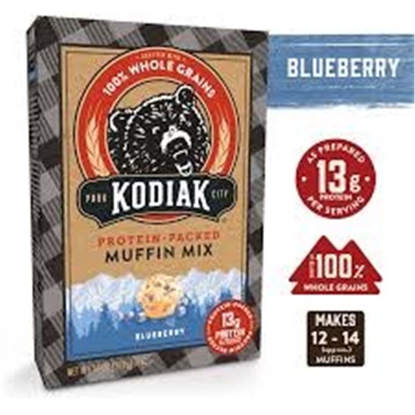 NEW 397G PARK KODIAK MUFFIN MIX BLUEBERRY