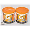 Image 1 : NEW 2 X 560G GATORADE ORANGE DRINK POWDER
