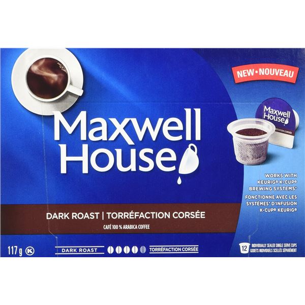NEW 292G MAXWELL HOUSE DARK ROAST