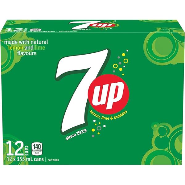 NEW 12 X 355ML 7 UP