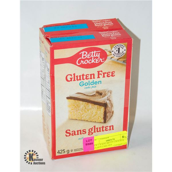 NEW 2 X 425G BETTY CROCKER GOLDEN CAKE MIX