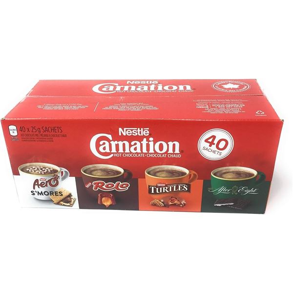 NEW 40 X 25G NESTLE CARNATION HOT CHOCOLATE SMORES