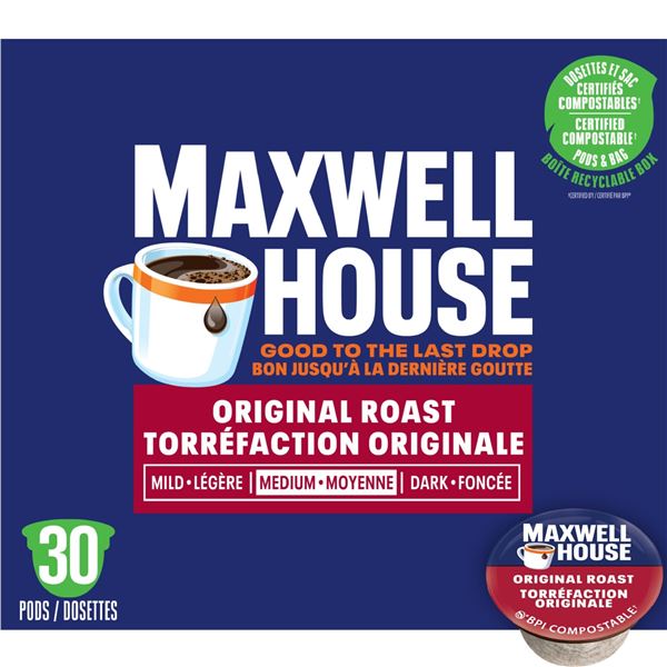 NEW 285G MAXWELL HOUSE ORIGINAL ROAST