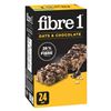 Image 1 : NEW 840G FIBRE 1 CHEWY BARS OATS & CHOCOLATE BARS