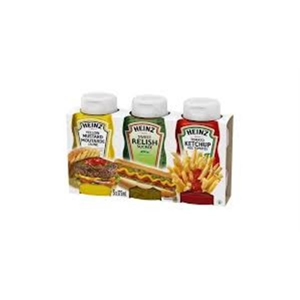 NEW 3 X 375ML HEINZ CONDIMENT VARIETY PACK