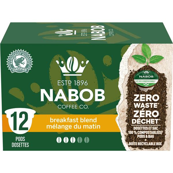 NEW 117G NABOB BREAKFAST BLEND MEDIUM ROAST