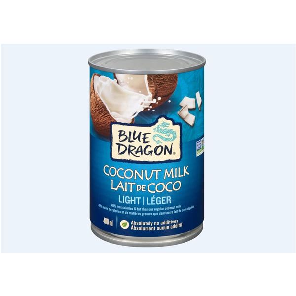 NEW 2 X 400ML BLUE DRAGON COCONUT MILK