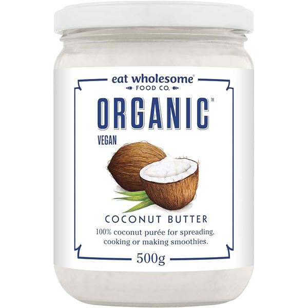 NEW 2 X 500G EAT WHOLESOME COCONUT BUTTER