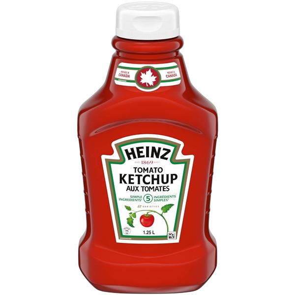 NEW 1.25L HEINZ TOMATO KETCHUP