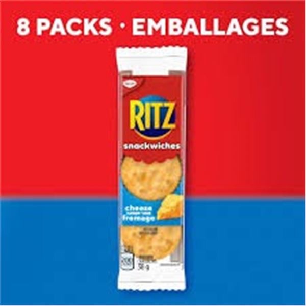 NEW 2 X 8 X 38G RITZ SNACKWICHES