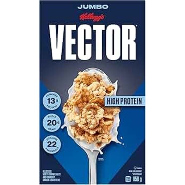 NEW 400G KELLOGGS VECTOR MULTI GRAIN FLAKES