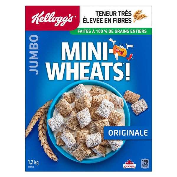 NEW 400G KELLOGGS MINI-WHEATS ORIGINAL