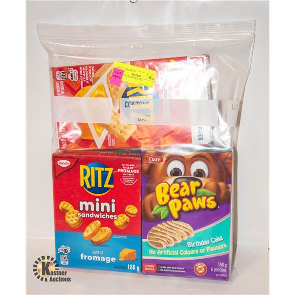 NEW 3 PACK OF SNACKS