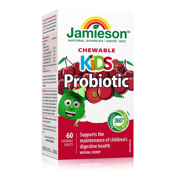 NEW 60 TABS JAMIESON CHEWABLE KIDS PROBIOTIC