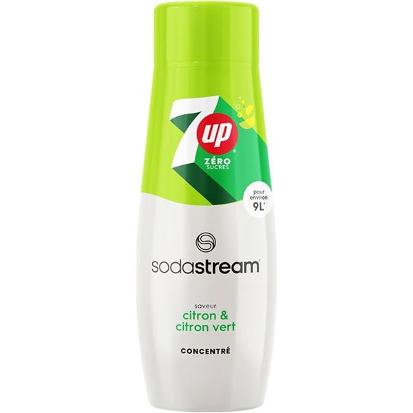 NEW 3 X 440ML 7 UP SODA STREAM ZERO SUGAR