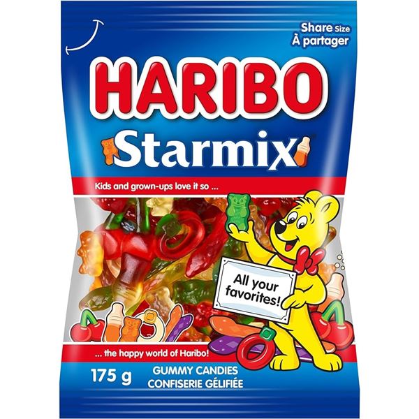NEW 3 X 175G HARIBO STARMIX GUMMYS