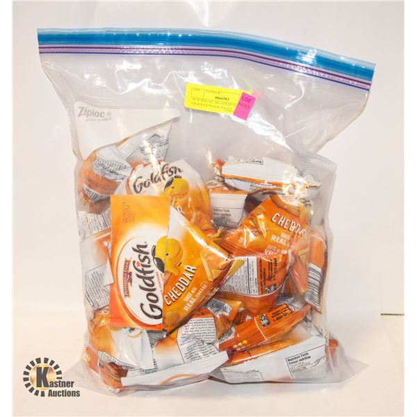 NEW BAG OF 28G GOLDFISH CRACKER SNACK PACKS