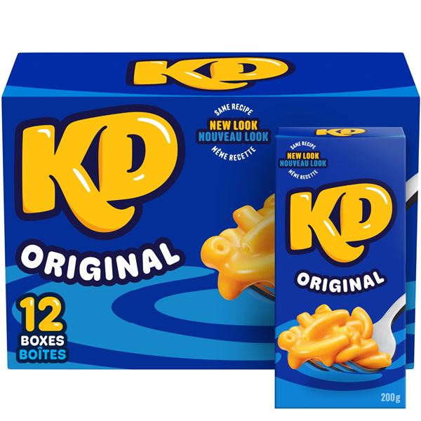 NEW 12 X 200G KD MACARONI & CHEESE