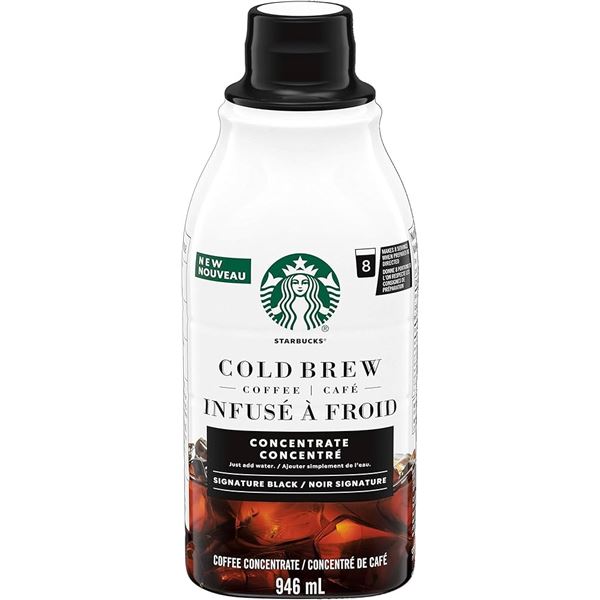 NEW 2 X 946ML STARBUCKS COLD BREW COFFEE