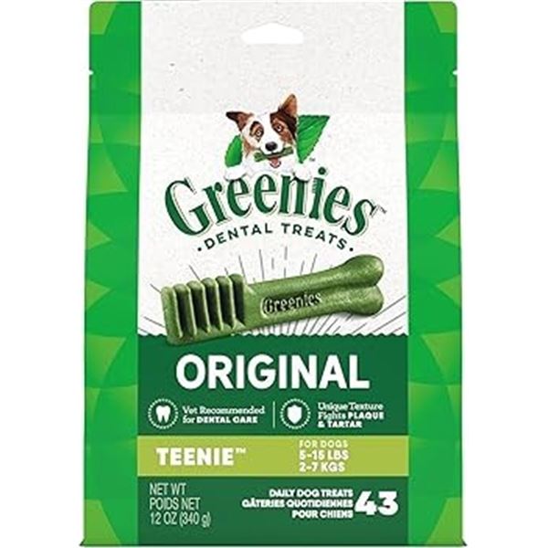 NEW 27 OZ GREENIES DENTAL TREATS ORIGINAL