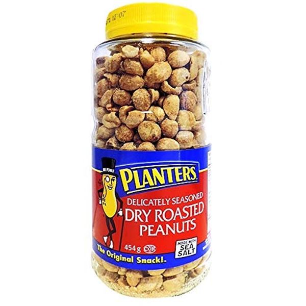 NEW 454G PLANTERS DRY ROASTED PEANUTS