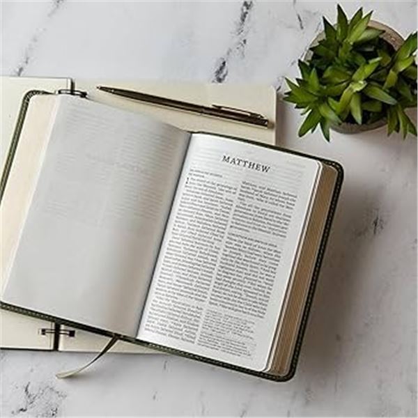 NEW PAPERBACK-NASB LARGE PRINT COMPACT BIBLE