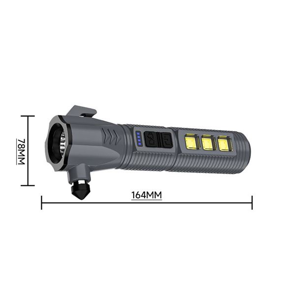 RECHARGEABLE MULTIFUNCTION LED FLASHLIGHT