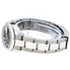 Image 6 : Rolex Ladies Stainless Steel Black Diamond Quickset Datejust With Oyster Band
