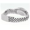 Image 6 : Rolex Mens Stainless Steel 36MM Silver Index White Gold Bezel Datejust Wristwatc