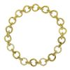 Image 4 : (2) Vintage 18k Gold Interlocking Textured Twisted Wire w/ Diamond Bracelet Set