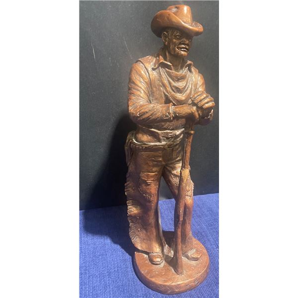 1979 Austin Prod. Inc Plaster Cowboy Statue 19"T