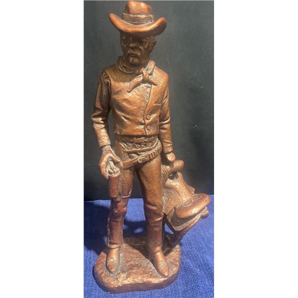 1978 Austin Prod. Cowboy Plaster Statue 19"T