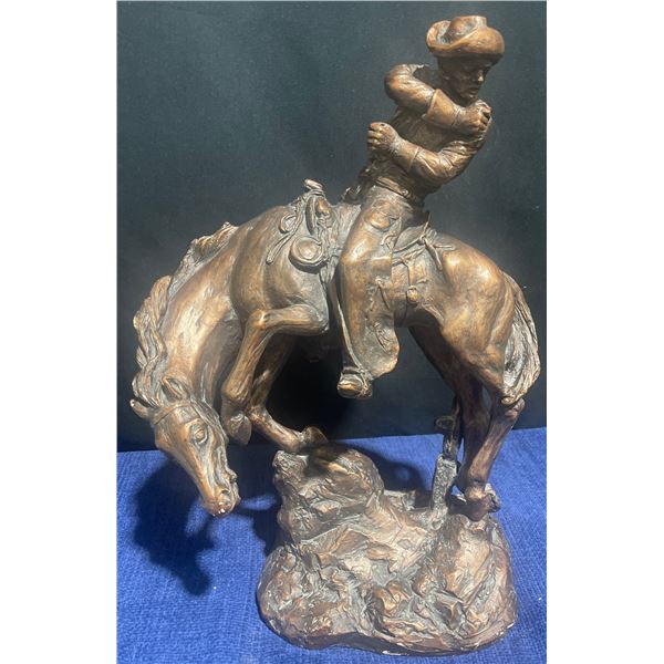 1978 The Rattler Austin Prod. Plaster Sculpture 21"T