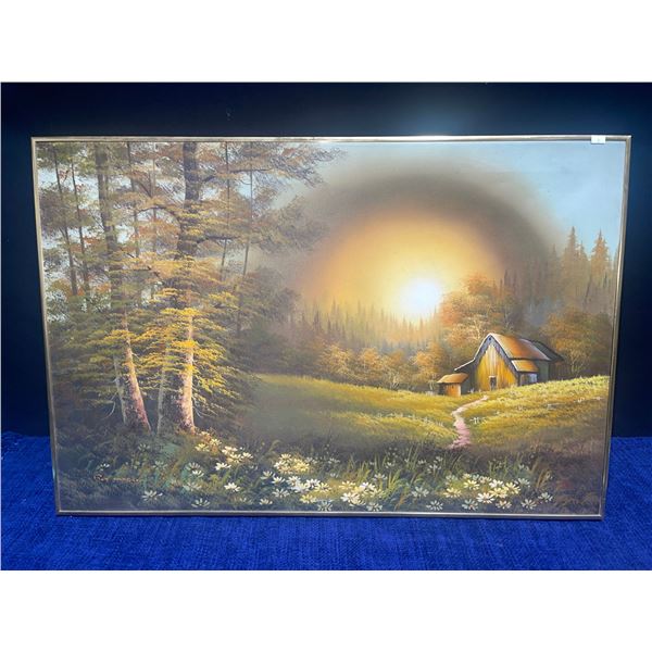 Trademark Fine Art Sunset in Yellowstone by Roy Manson