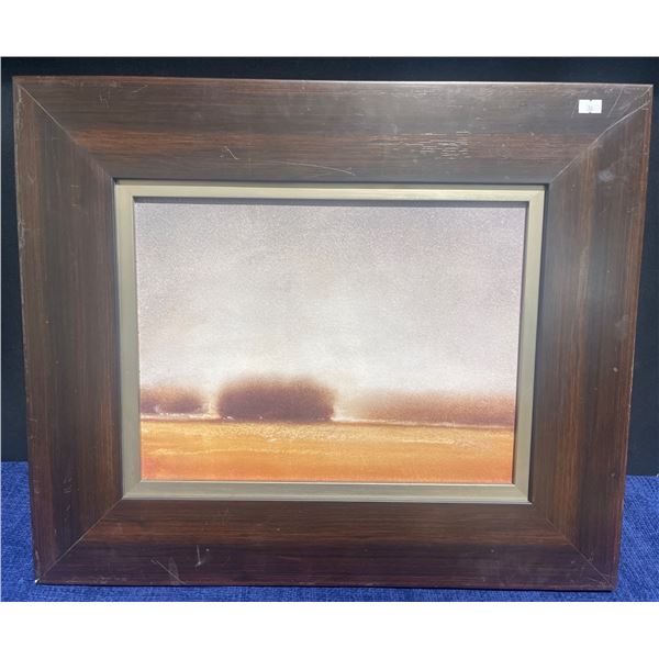 Framed Sunrise Landscape  25" x 20" tall