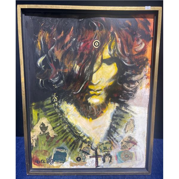 The Door Jim Morrison Abstract  23" x 29" tall