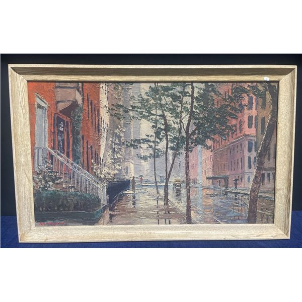 The Quiet City By Peter Hayward  24"x27"tall